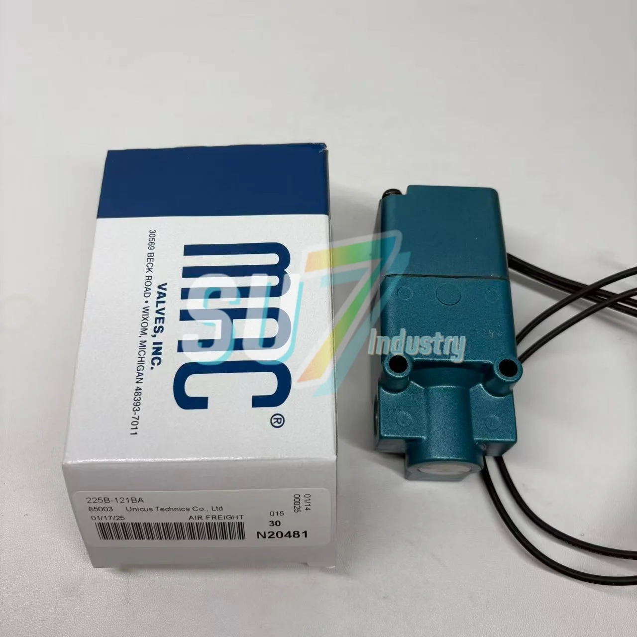 Novo em estoque válvula solenóide 225B-121BA 225B-121BAAA