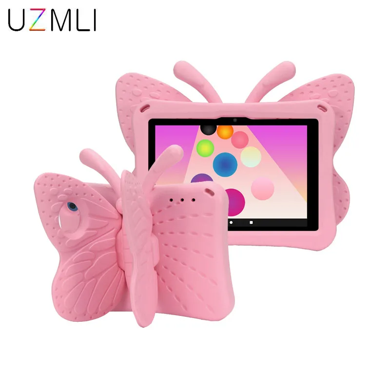 

Cute 3D Butterfly Kids Shockproof EVA Tablet Cover Case Universal For Amazon Kindle Fire HD 8 Plus 2022 HD8 8.0 2024