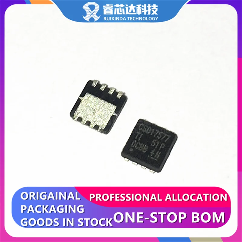 10PCS CSD17577Q3A CSD17577 VSONP8 CSD17577Q3AT N-Channel 30 V 35A (Ta) 2.8W (Ta), 53W (Tc) Surface Mount 8-VSONP 3x3.3