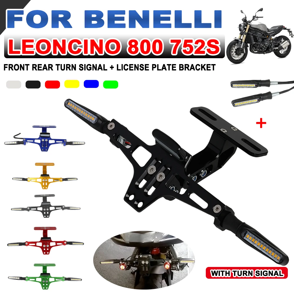 

For Benelli Leoncino 800 Leoncino800 752S 752 S Motorcycle Adjustable Tail Eliminator License Plate Bracket Turn Signal Light