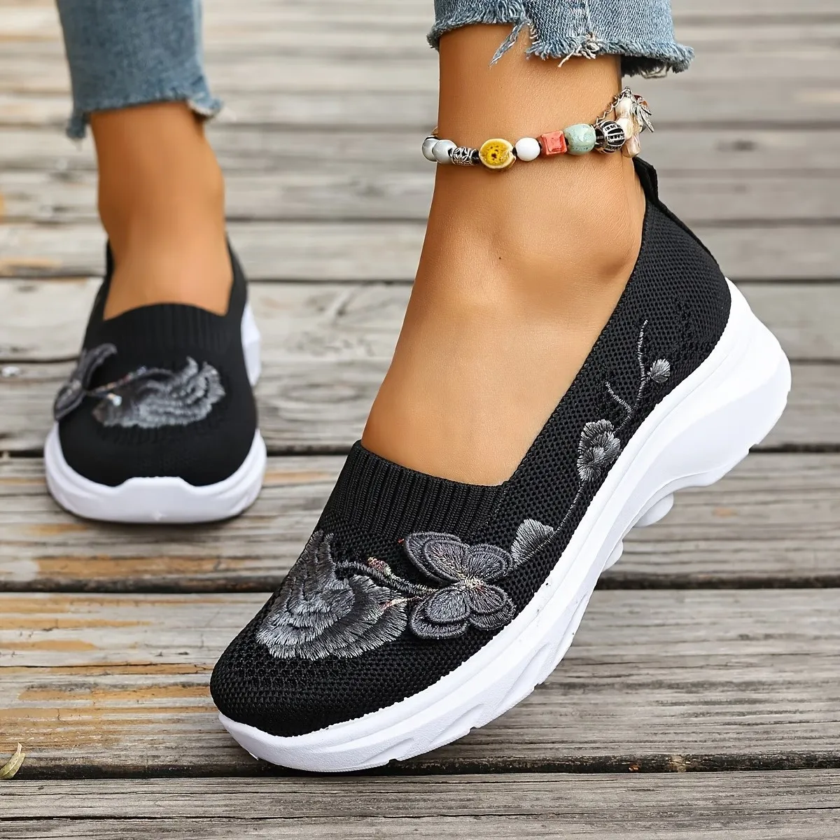 

Women's spring versatile and comfortable breathable soft soled sports shoes
