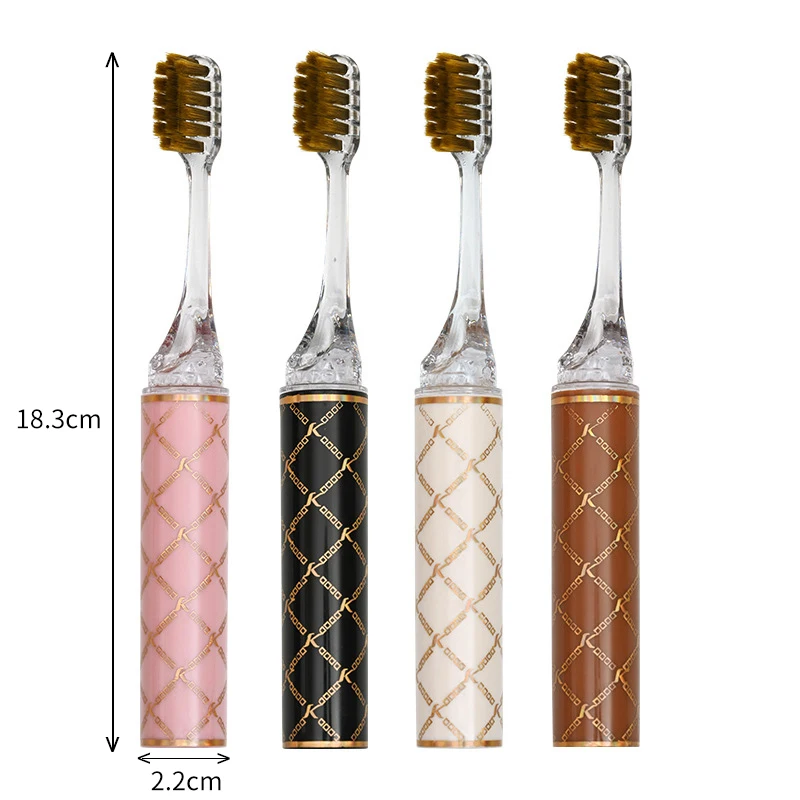 

4Pcs Ultra Soft Portable Manual Travel Toothbrush Detachable Soft Toothbrush for Comprehensive Oral Cleaning for Adults Couples
