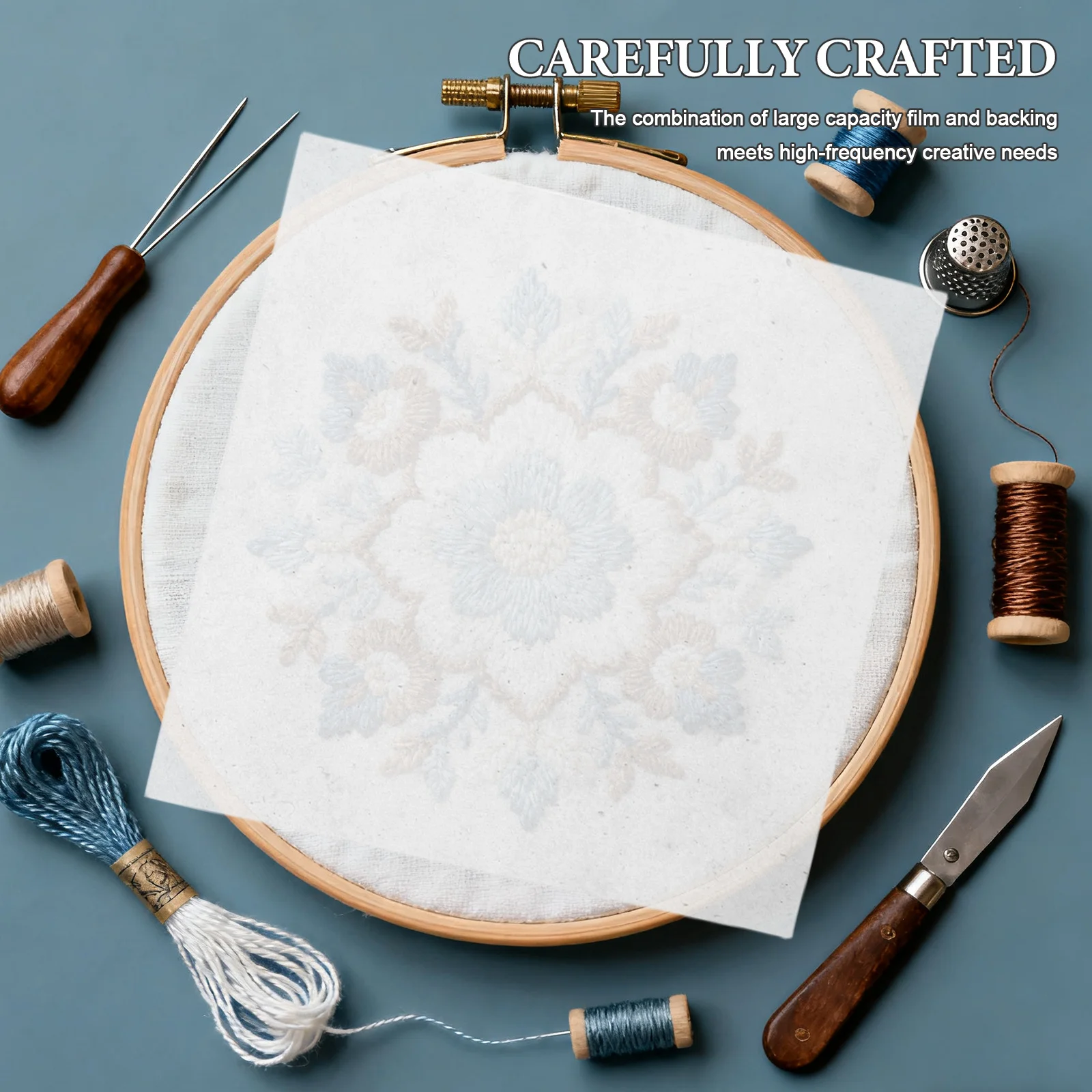 

Ironing Patch Film Set Transparent Heat Transfer Sheets for Clothes Durable Easy Use Professional DIY Fabrics Iron on Vinyl