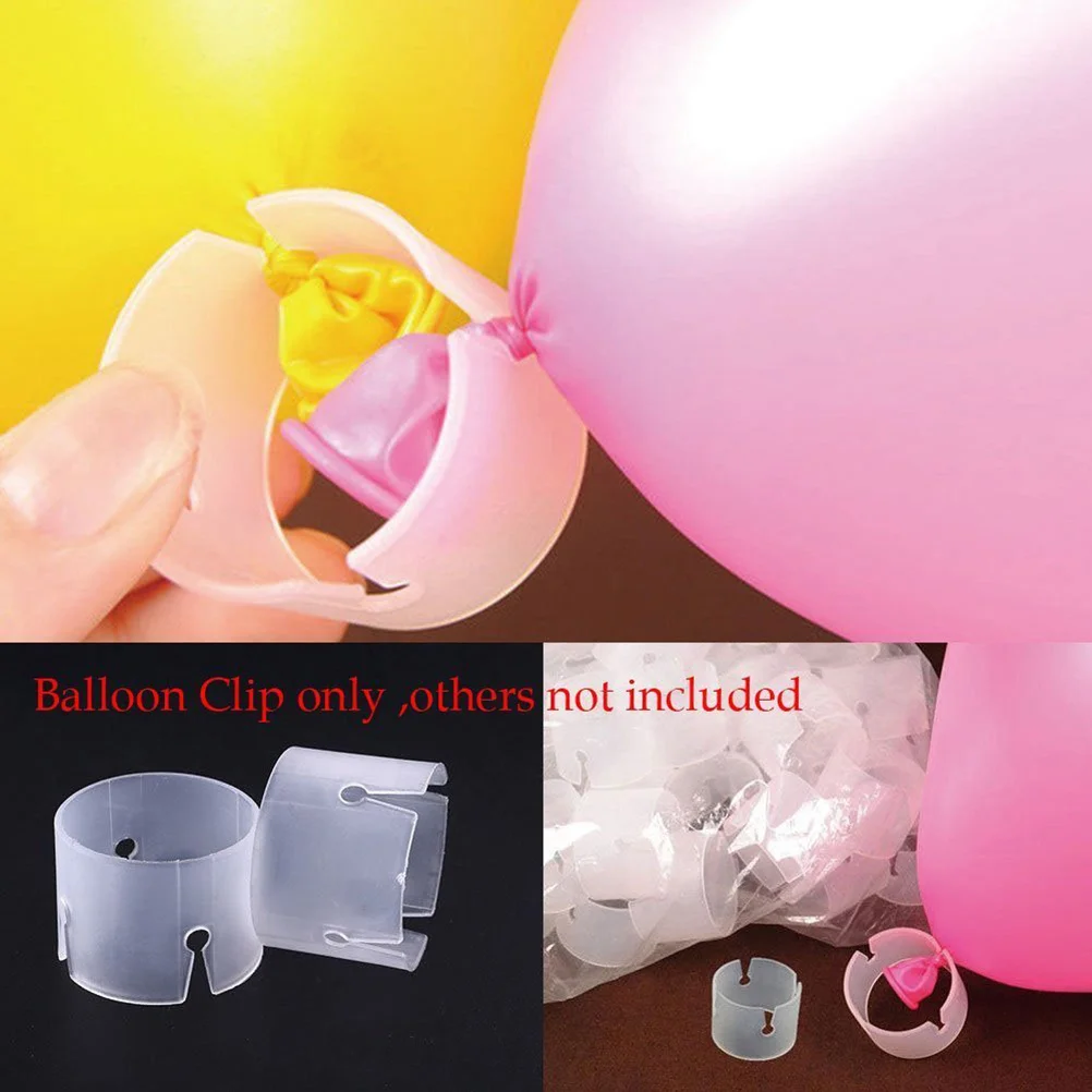 

20 Pcs Balloon Buckle Decoration Birthday Pastel Balloons Party Clip Arch Connector Ring