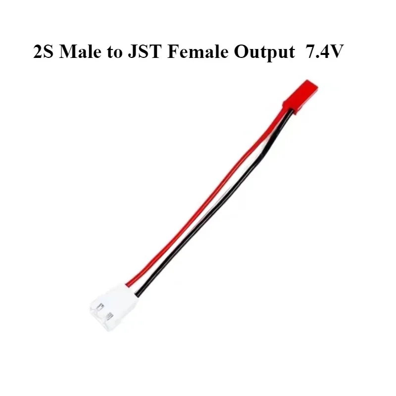 JST-XH 1S 2S 3S 4S 5S 6S Lipo Battery XH2.54 to JST Adapter Plug Balance Charger Cable Extension Wire for RC Toy Battery Charger