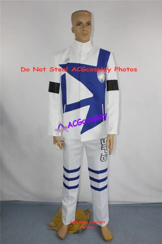 

Tokusou Sentai Dekaranger Deka Break White cosplay costume acgcosplay blue version