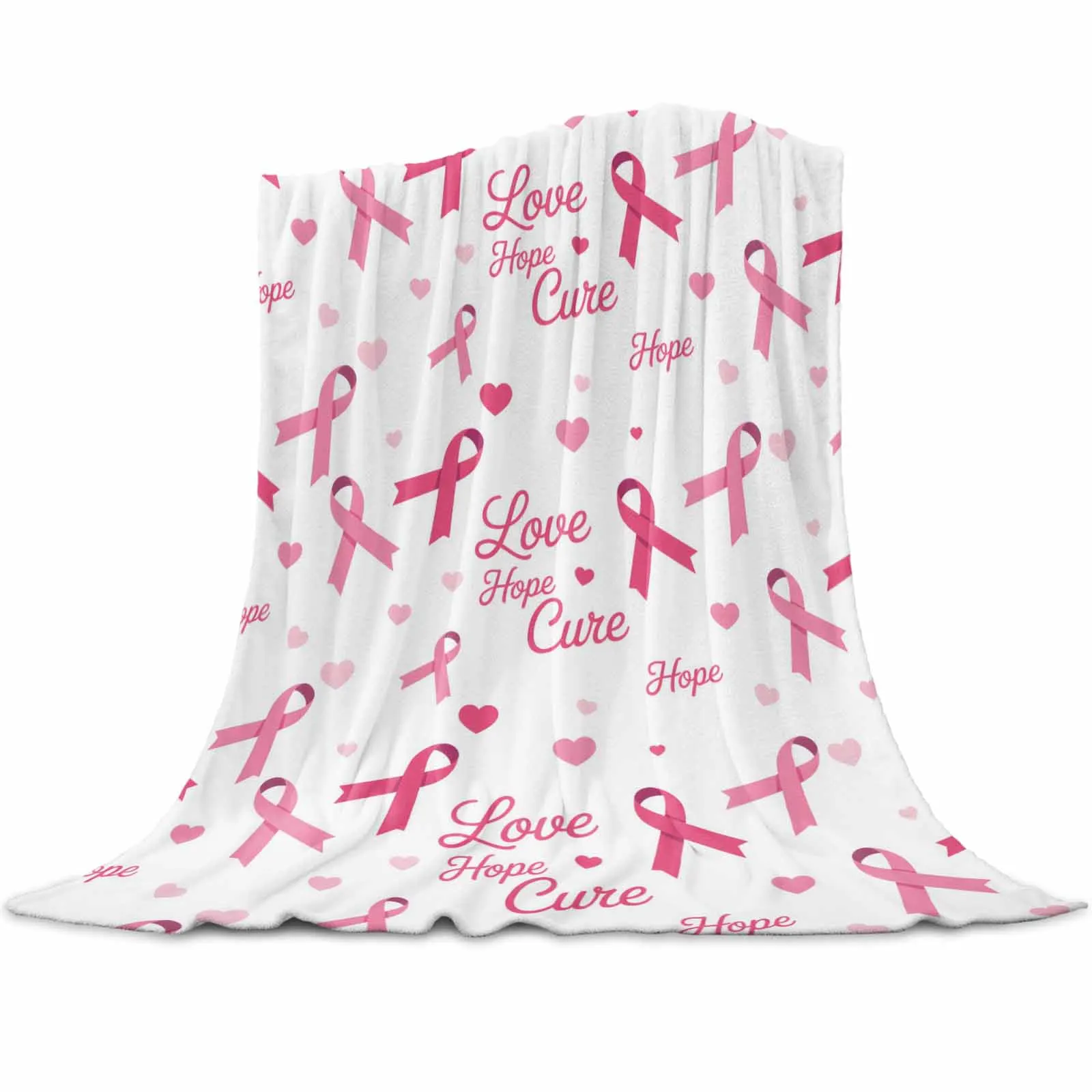 

Винтажные пледы с розовой лентой и текстурой для дивана-кровати, зимние мягкие плюшевые теплые семейные друзья, праздничные подарки