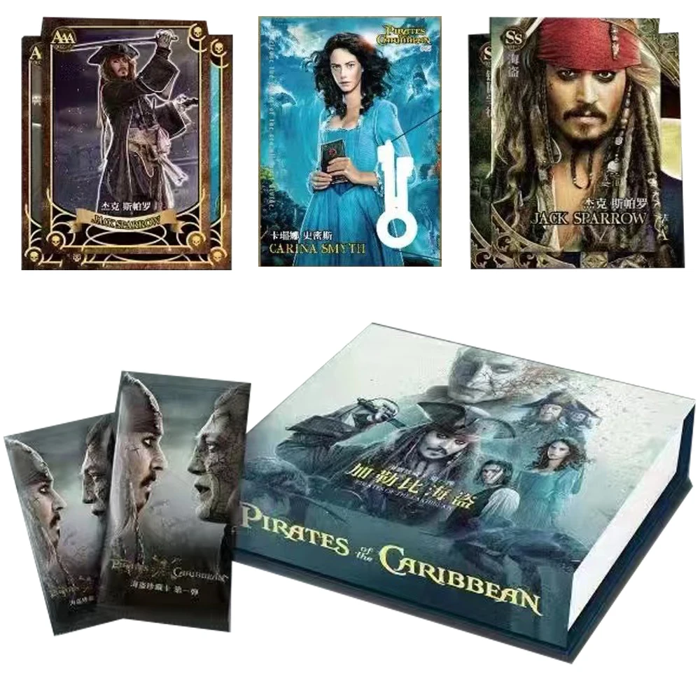 

2024 Latest Pirates of the Caribbean card Original Movie Rare Plot Card And Children's birthday party gift