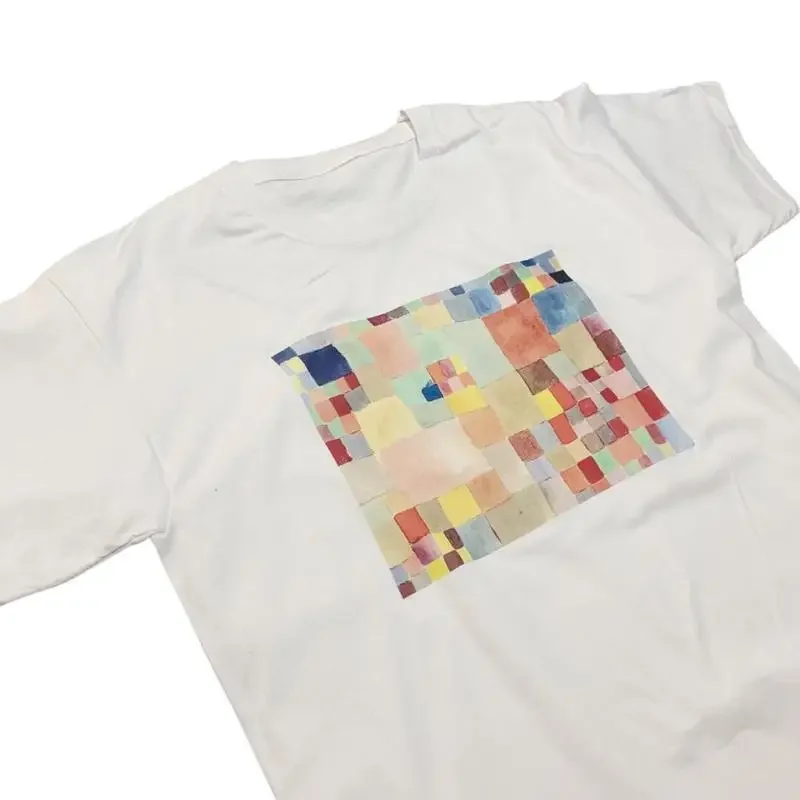 Paul Klee T Shirt Abstract Art Flora on Sand Famous Vintage Print Top