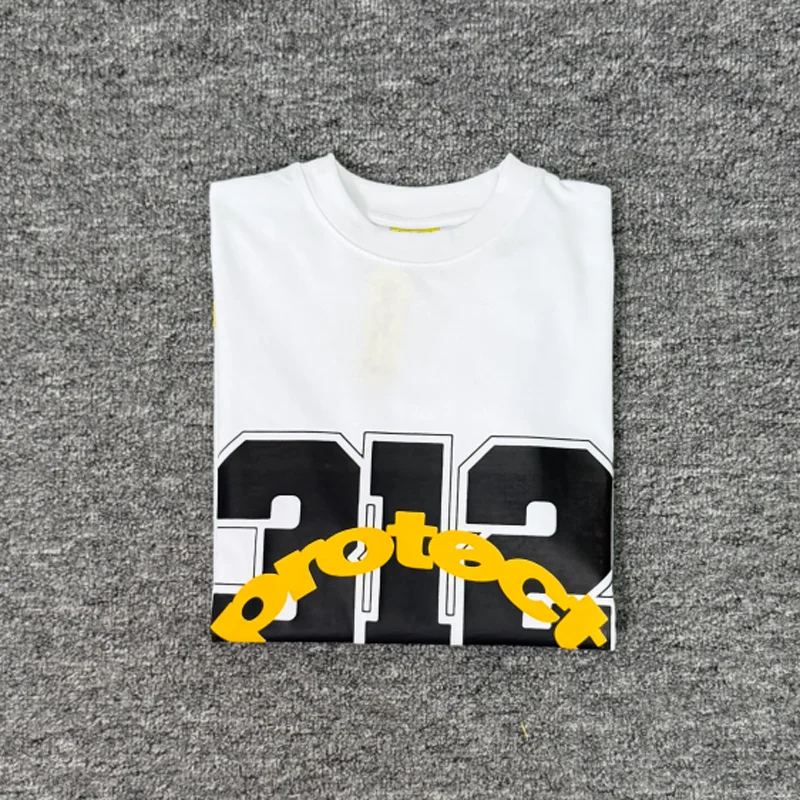 Original Label: High Quality Digital Logo Print Short Sleeved Protect T-shirt Men Women Casual Daily Round Neck Tops