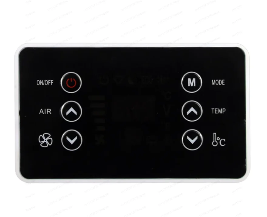Control Panel for Automotive AC Evaporator Manual Retrofit, 12V/24V Frequency Conversion, Custom Modification Kit