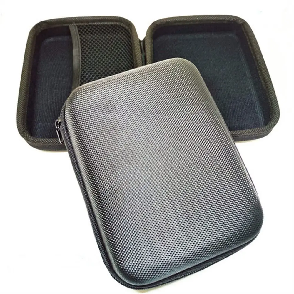 

Black Waterproof Square Large Size Headset Carry Case Earphones Case Earphones Storage Bag Headset Bag Headphone Box