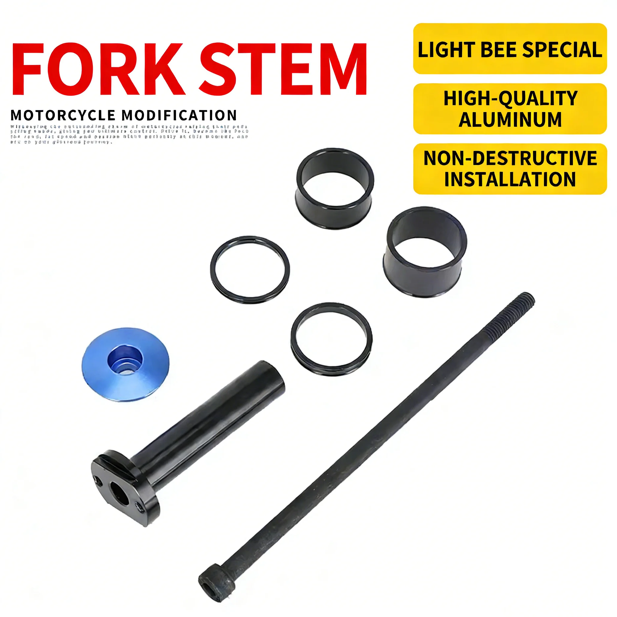 

Aluminum Alloy Front Fork Suspension Core for Light Bee S/X Motorcycle Conversion Kits