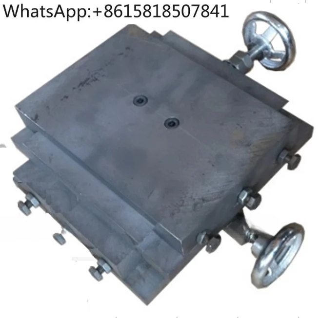 Dovetail groove sliding plate scale handwheel screw linear slide table module manual word table pallet slider guide rail