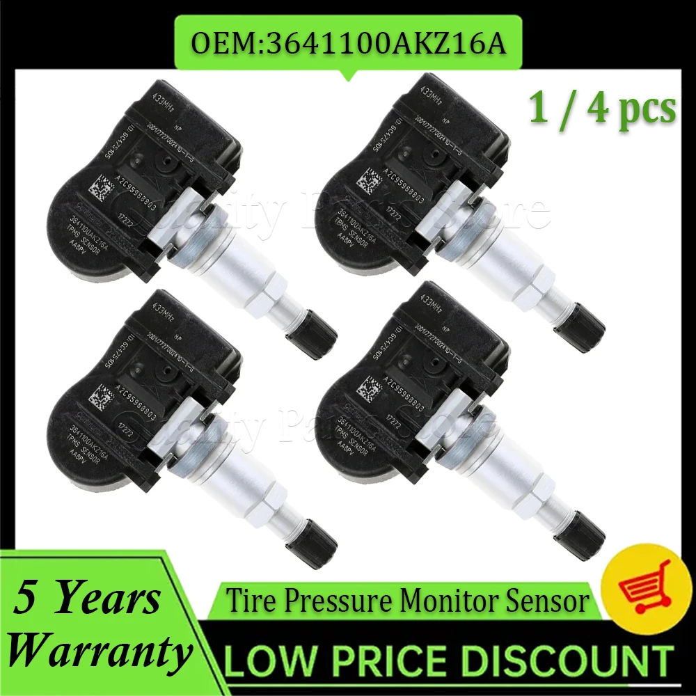 

Новый для Great Wall Wingle5 Great Wall C50 Harvard H5 H6 Haval H6 Haval M6 TPMS датчик давления в шинах 433 МГц 3641100 AKZ16A