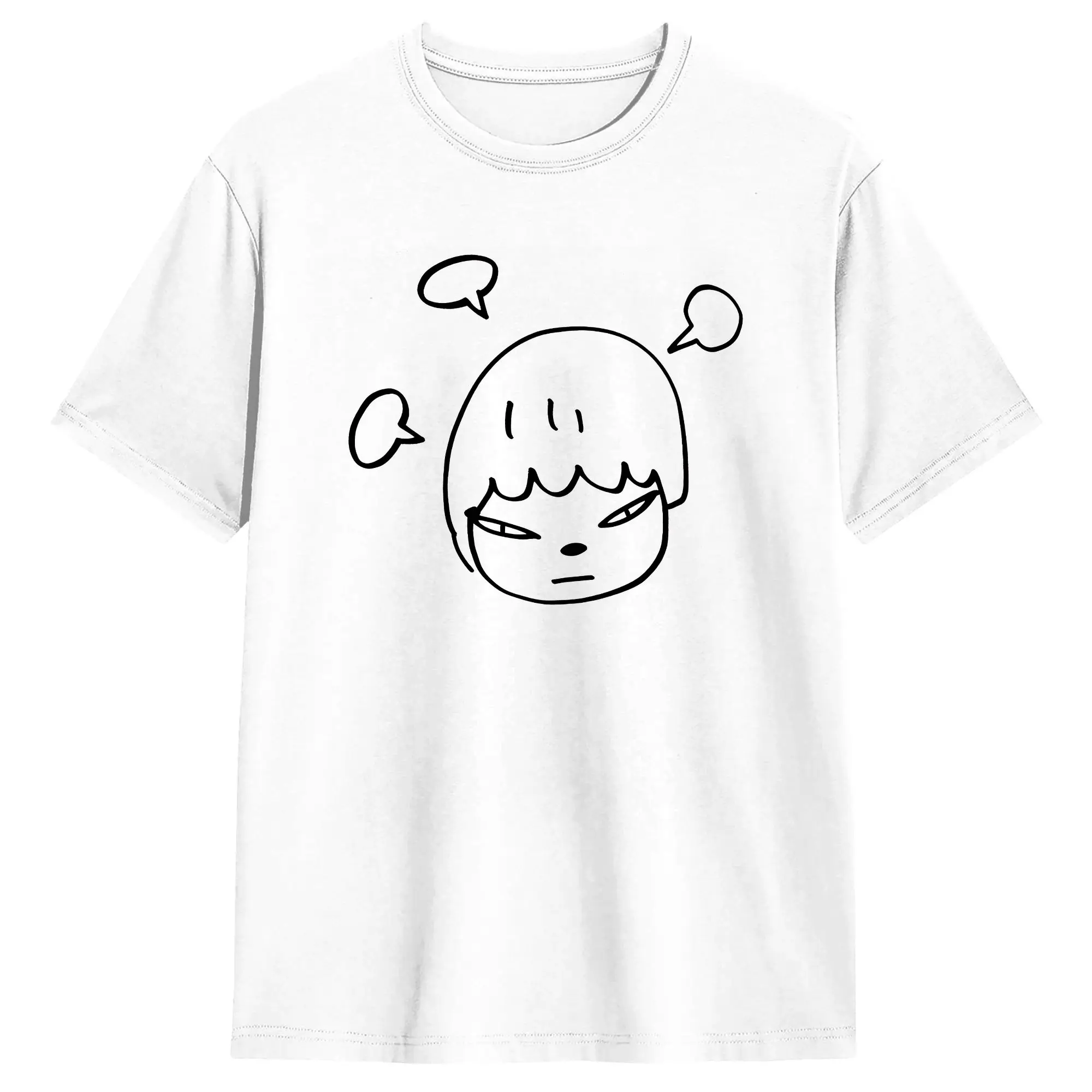 Yoshitomo Nara Cotton T-Shirt For Male Summer  Classic T Shirts Trending Tee Shirt Plus Size Wholesale Tops
