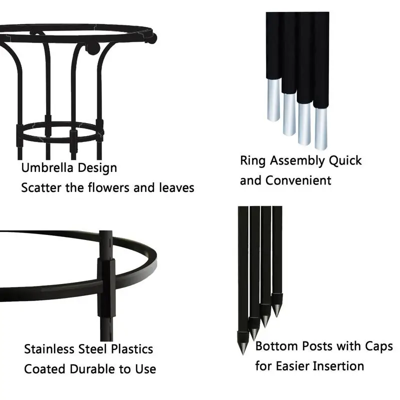 1 zestaw wspinaczka roślin krata w kształcie parasola krata dla doniczkowe rośliny ogrodowe Trellis wspinaczka rama dla kwiatów