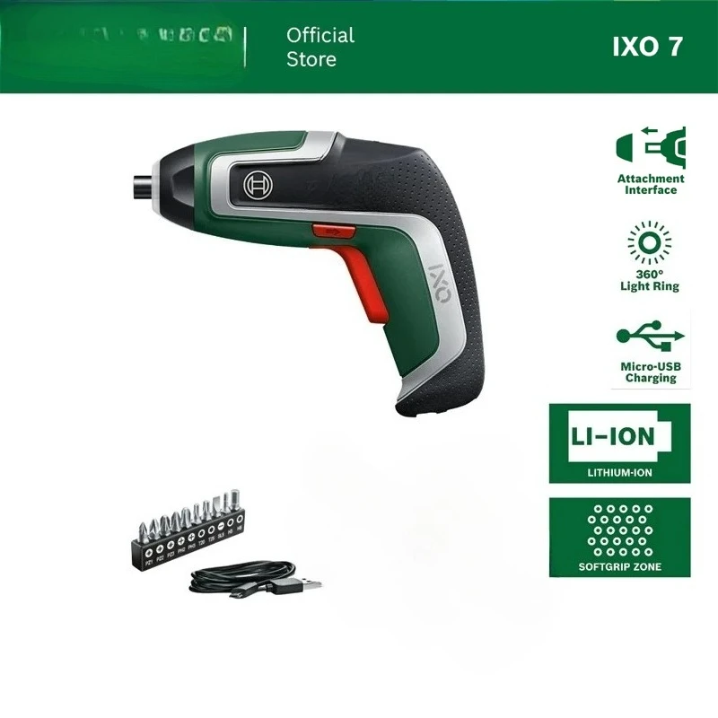IXO7 Cordless Electric Screwdriver 3.6 V Mini Electric Drill Multifunctional Power Tools