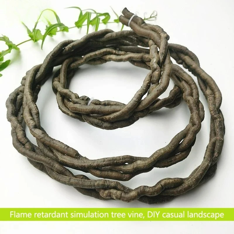Customizable artificial vine plant decoration pet climbing aquascape
