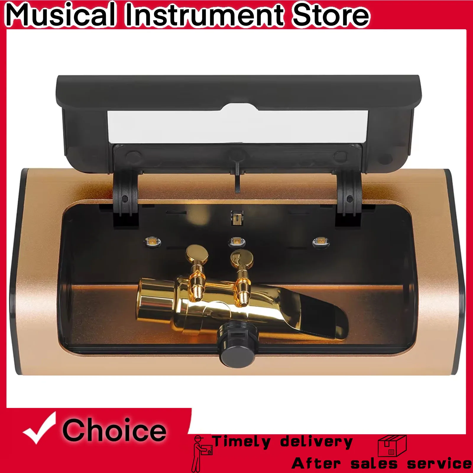 Saxophone Clarinet Mouthpiece Disinfection Box Ultraviolet Sterilization Musical Instrument Accessory Mouthpiece Reed Box