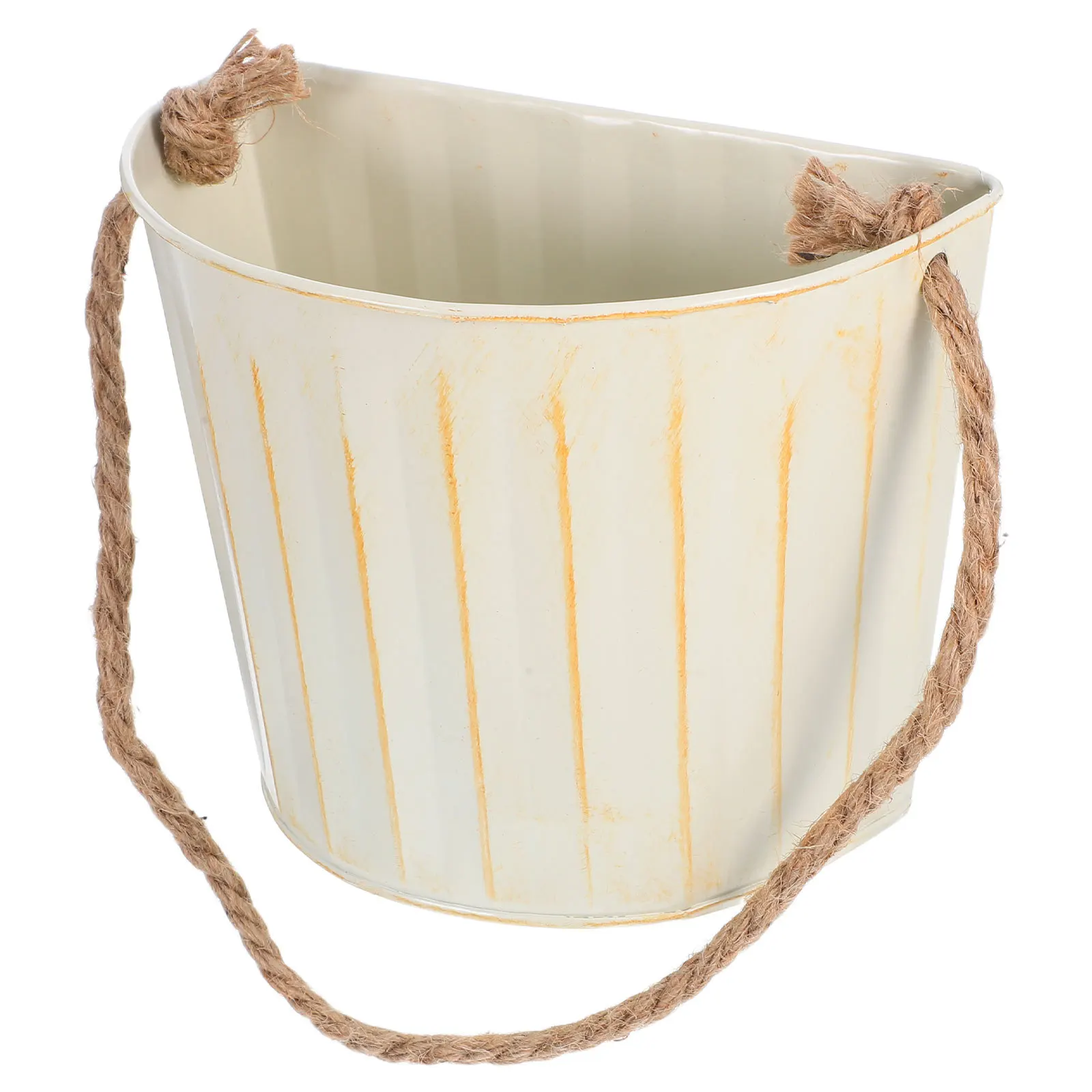 

Outdoor Hanging Flower Pot Wall-Mounted Metal Planter For Garden Balcony Porch Decoration Home Wall Hanging Basket Plant