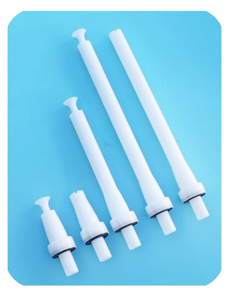 مسدس رش مسحوق كهرباء فوهة ممتدة إبرة كهربائية مسطحة رأس بندقية قضيب طويل لـ GM03 #3