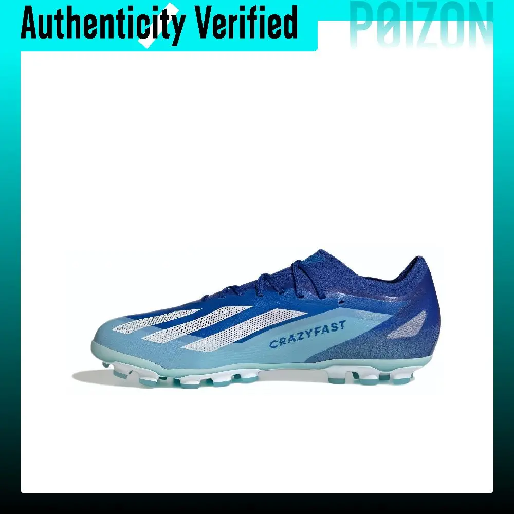 Adidas X Crazyfast.4 Soccer Shoes Men's Low-top Blue With White Lettering IF0163