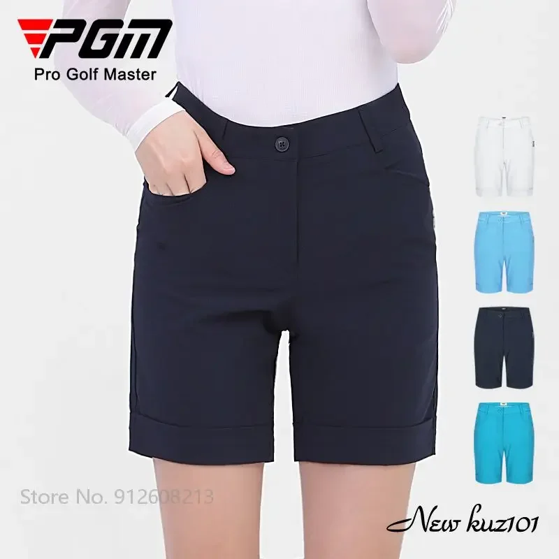 

PGM Female Breathable Golf Shorts High Elastic Women's Golf Short Trousers Ladies Outdoor Casual Stretch Fitness Sweatpants