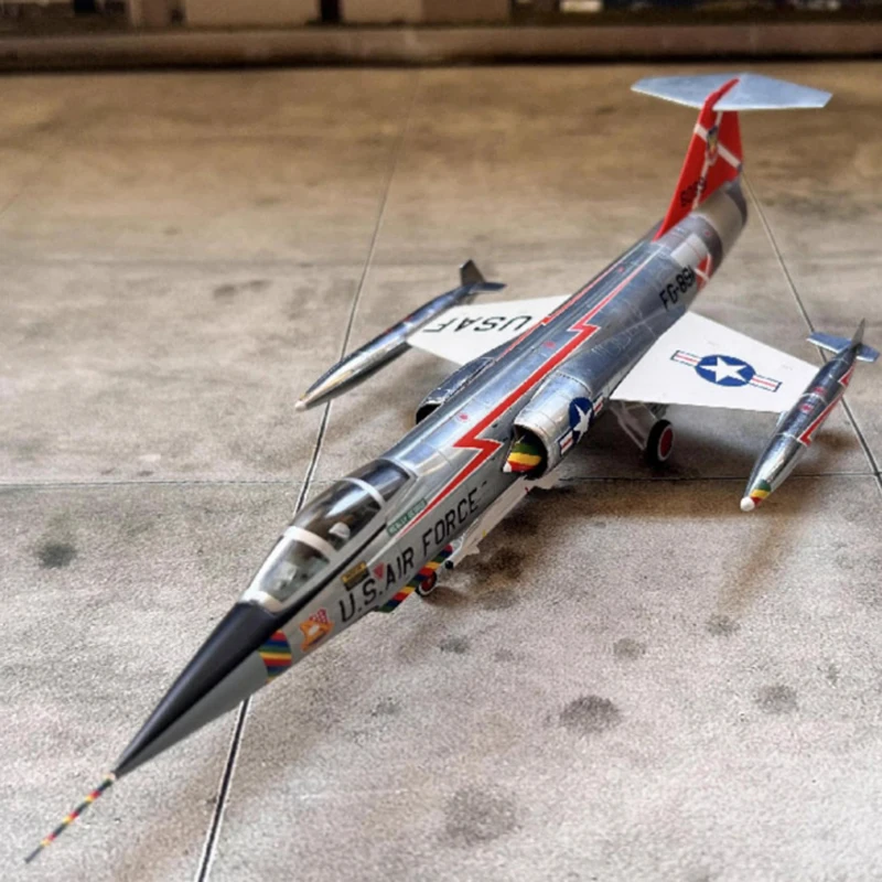 

Diecast 1:72 Scale Us Army F-104C supersonic alloy fighter simulation model Static decoration Souvenir gifts for adult boy