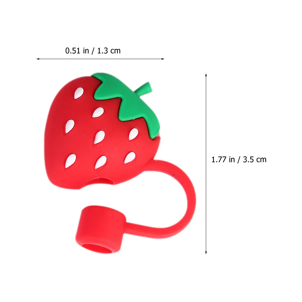 10Pcs Silicone Straw Tips Covers End Plugs Lightweight Portable Straw Protectors for Daily Use Themed Parties Ceremonies and