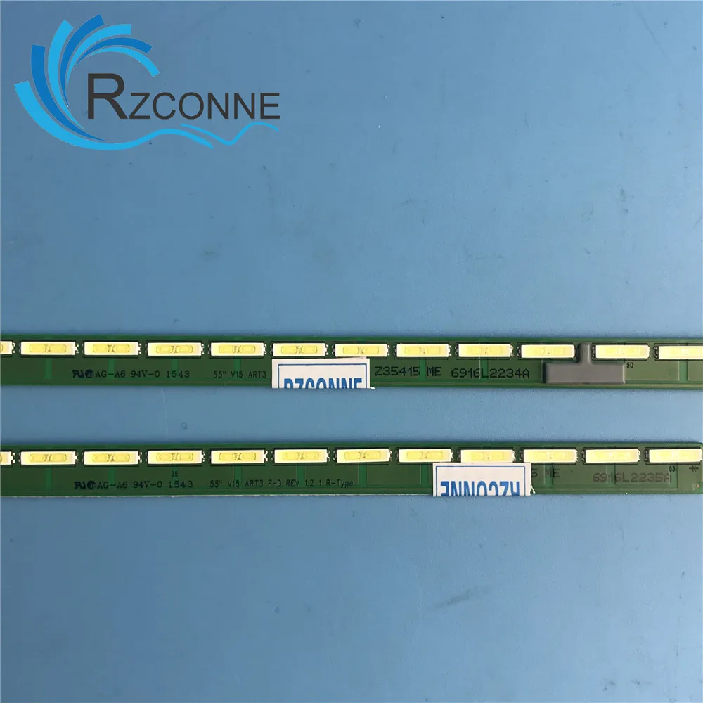 Лента светодиодной подсветки 63 лампы для телевизора LG 55 дюймов V15 ART3 FHD 6916L2234A 6916L2235A 55LX343C 55LF630T 55LF6310 6922L-0149 55LX570H