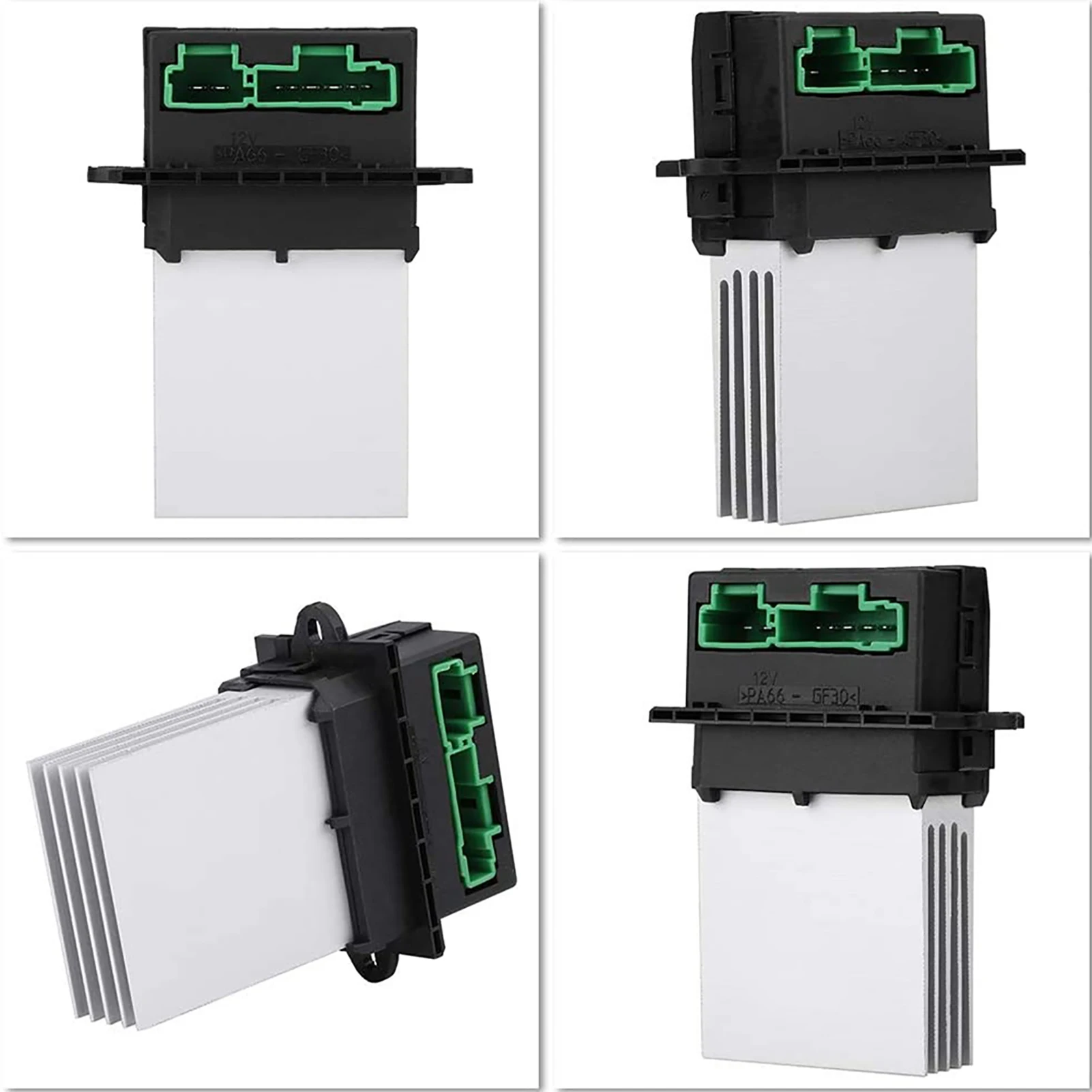 

7701048390 Blower Resistor Blower Regulator Heater Motor Blower Fan Resistor with Wiring Plug Harness for 6441L2