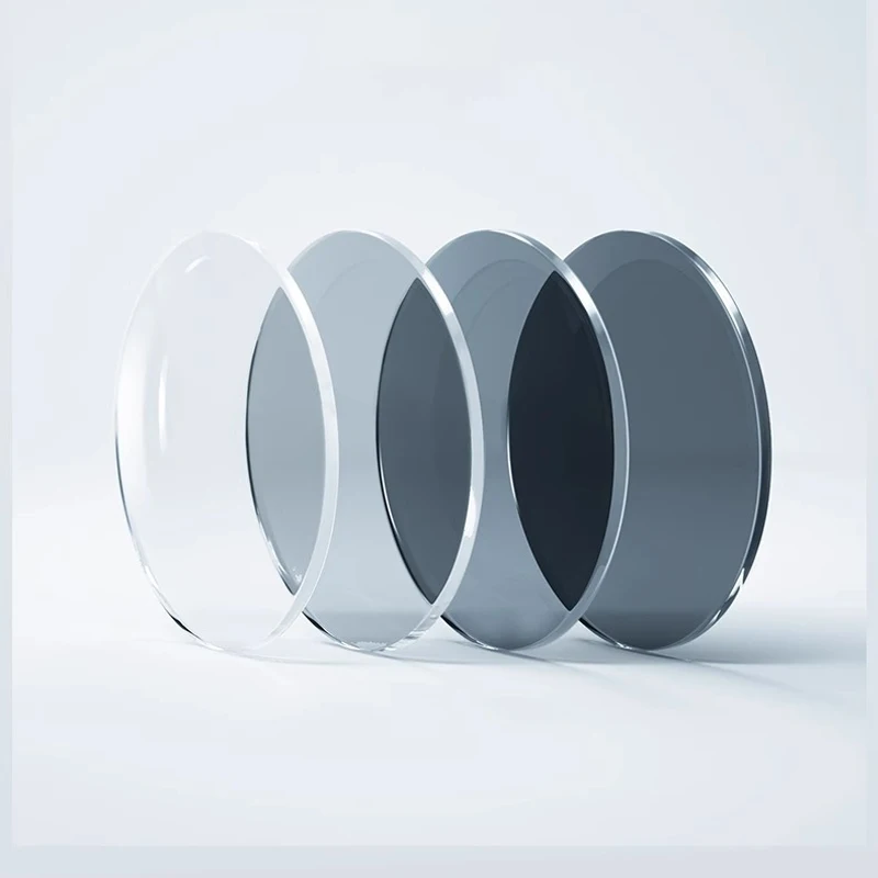 

Фотохромные линзы для дальнозоркости (SPH (+)) серо-коричневые, с защитой от синего света, UV400, антибликовые, устойчивые к царапинам