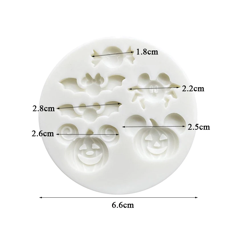 Bat Pumpkin Halloween Silicone Cake Baking Mold Sugarcraft Chocolate Cupcake Resin Tools Fondant Cake Decorating Tools