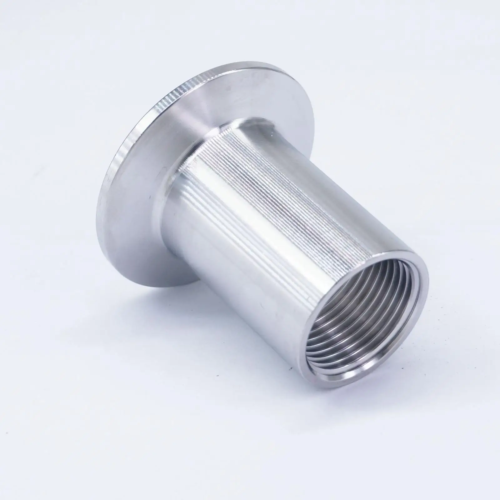 1-1/2" NPT x 2" Tri Clamp Ferrue OD 64mm 304 Stainless Sanitary Pipe Fitting