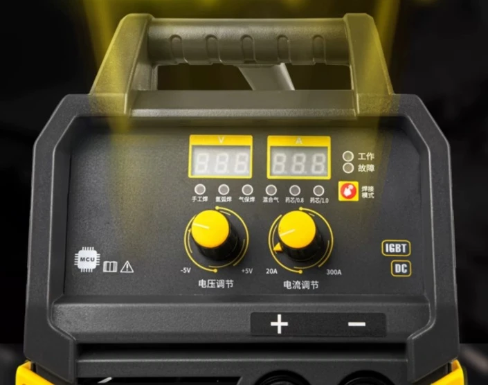 3-in-1 welding machine for 3200W 220V handheld MIG/TIG/MMA airless 0.5-13mm and 3.2mm rod 270A 2.8kg
