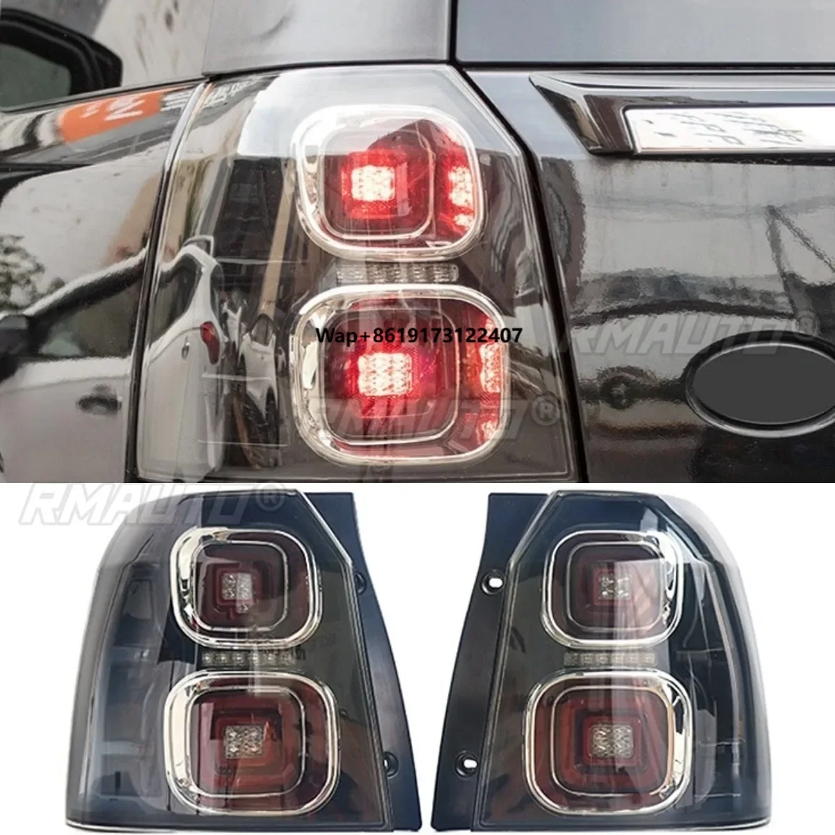 Car Tail Lights Outer LED Tail Light Assembly Rear Brake Lamp Body Kit For Freelander 2 2005-2014 Car Accessories