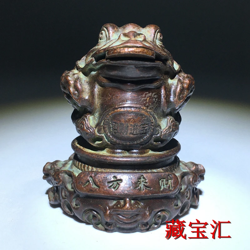 

Collect gold toad holding gold coins to make a fortune into the treasure come all directions collect pure copper solid statue