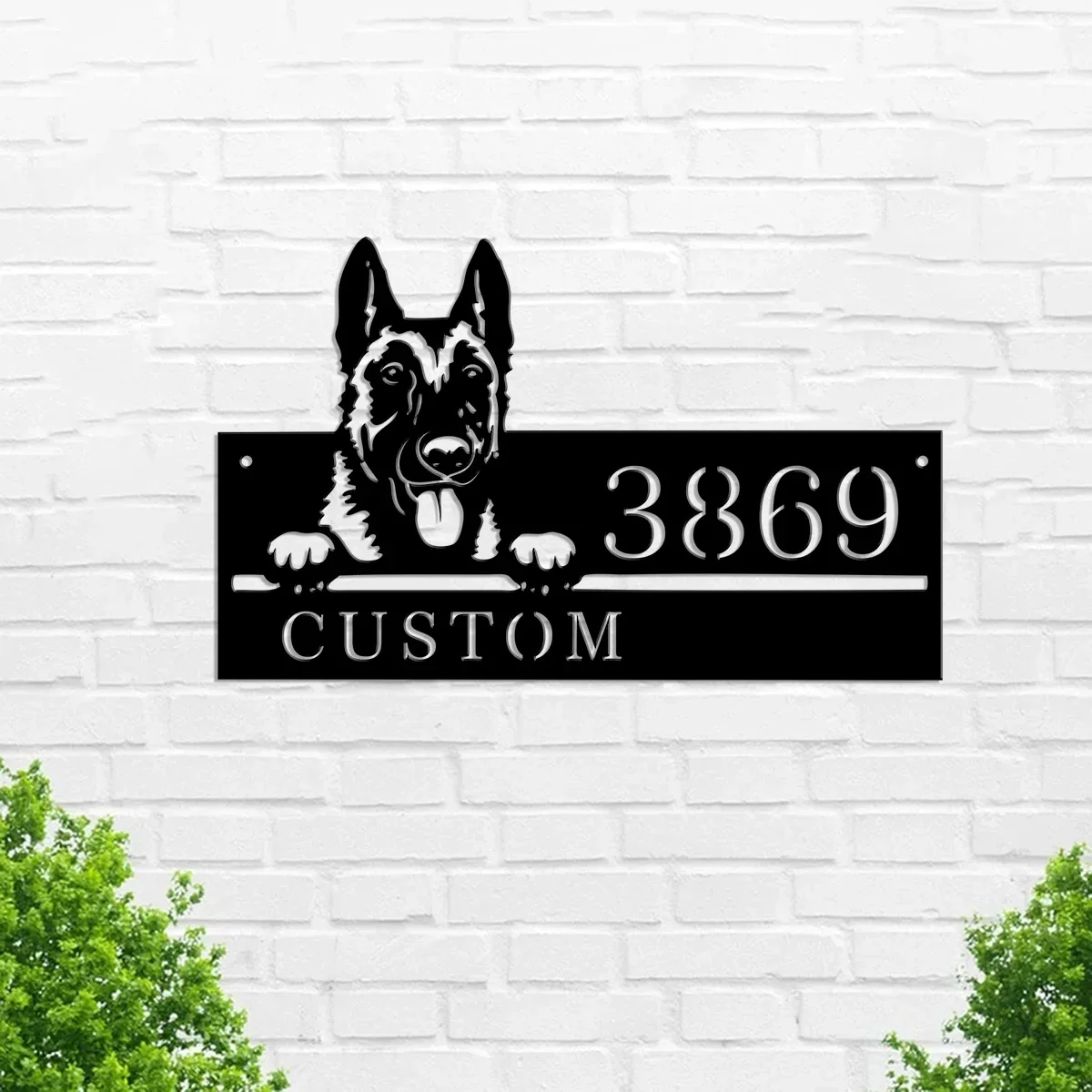 Custom Dog address sign,welcome dog address,House Number with dog, ,Pet lover gift,Personalized Australian Shepherd dog