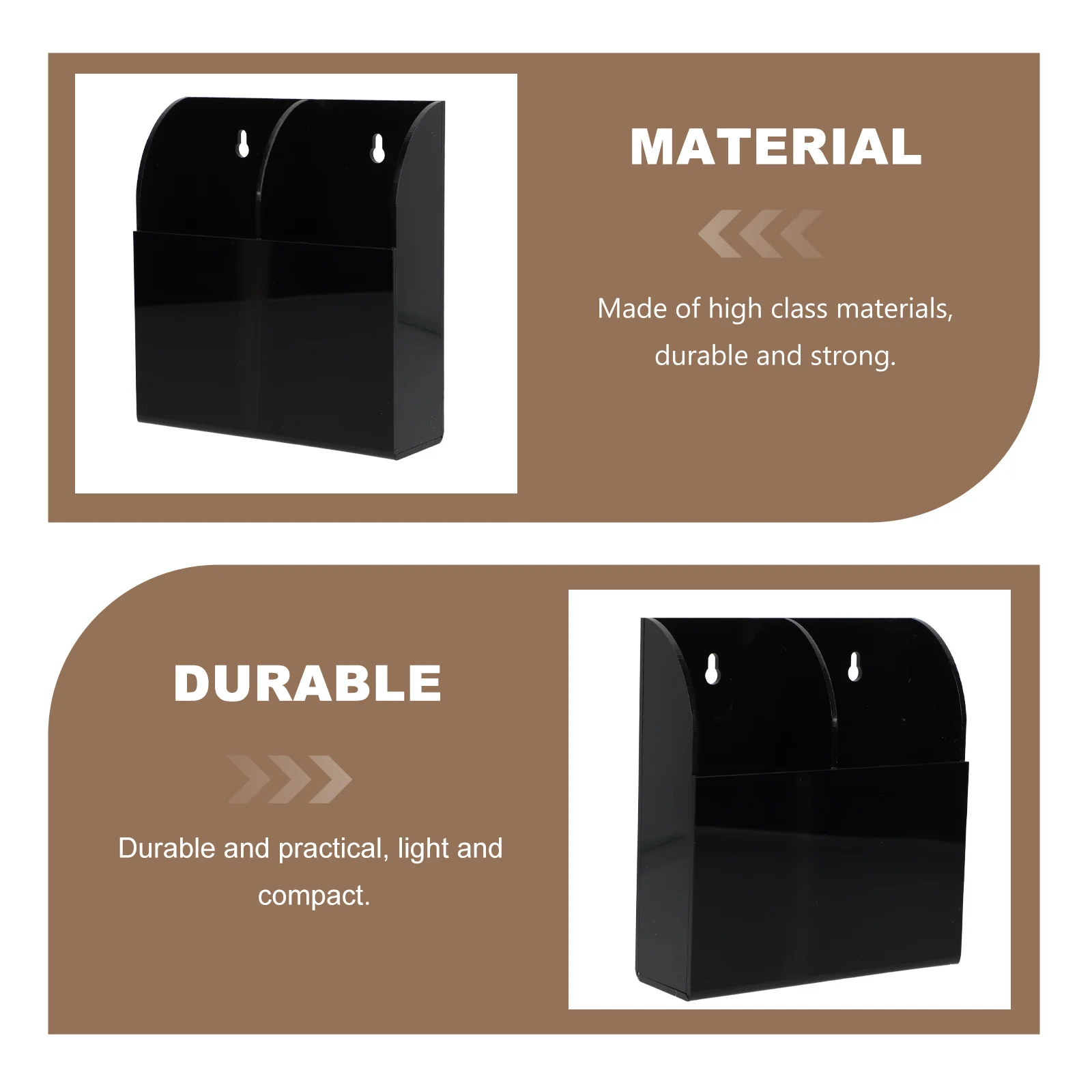 

Remote Controller Holder Made of Premium Acrylic for Remote Storage Box Wall Mounted Media Organizer Household Desktop Stand