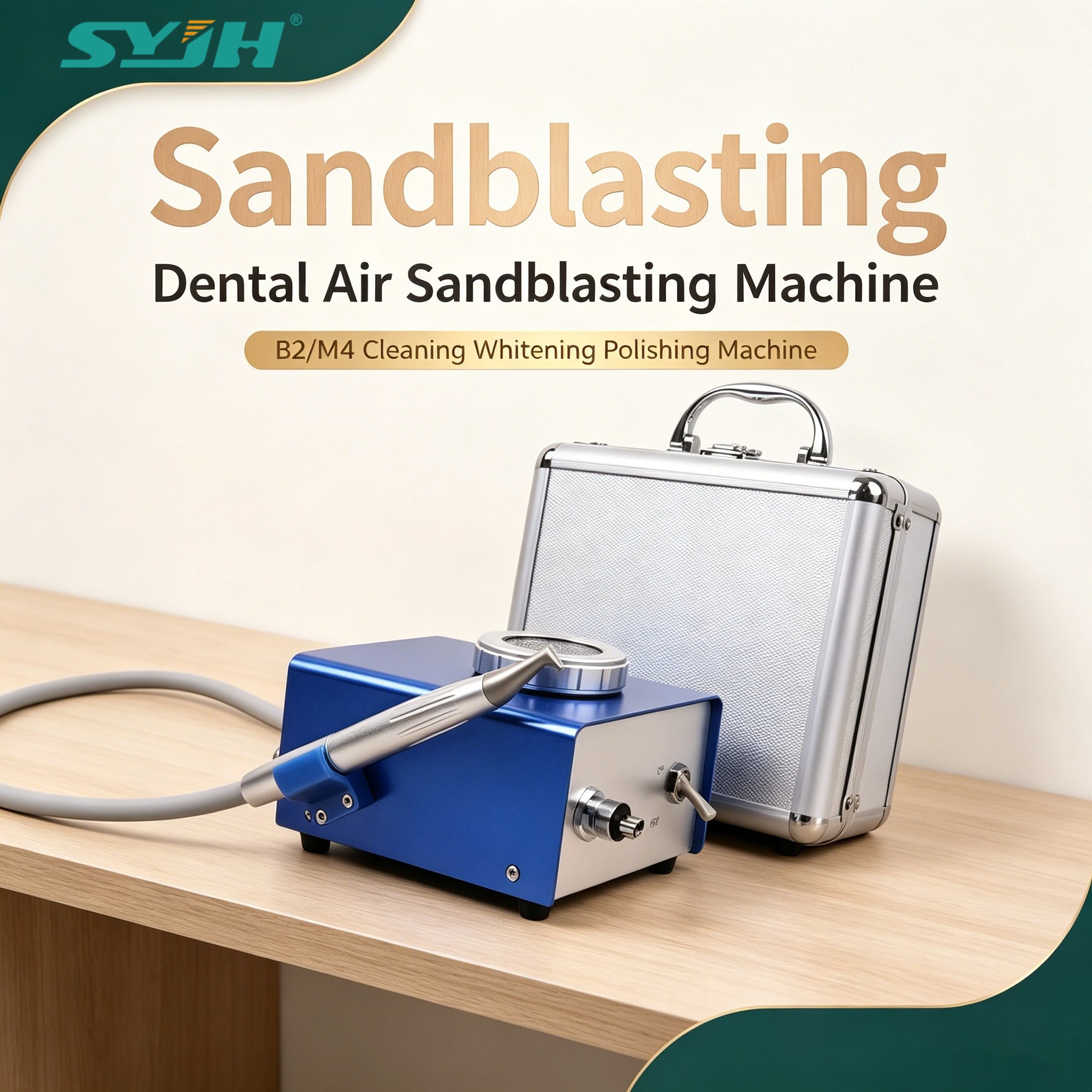 Teeth Whitening Device - B2/M4 Dental Sandblasting Machine Air Polisher