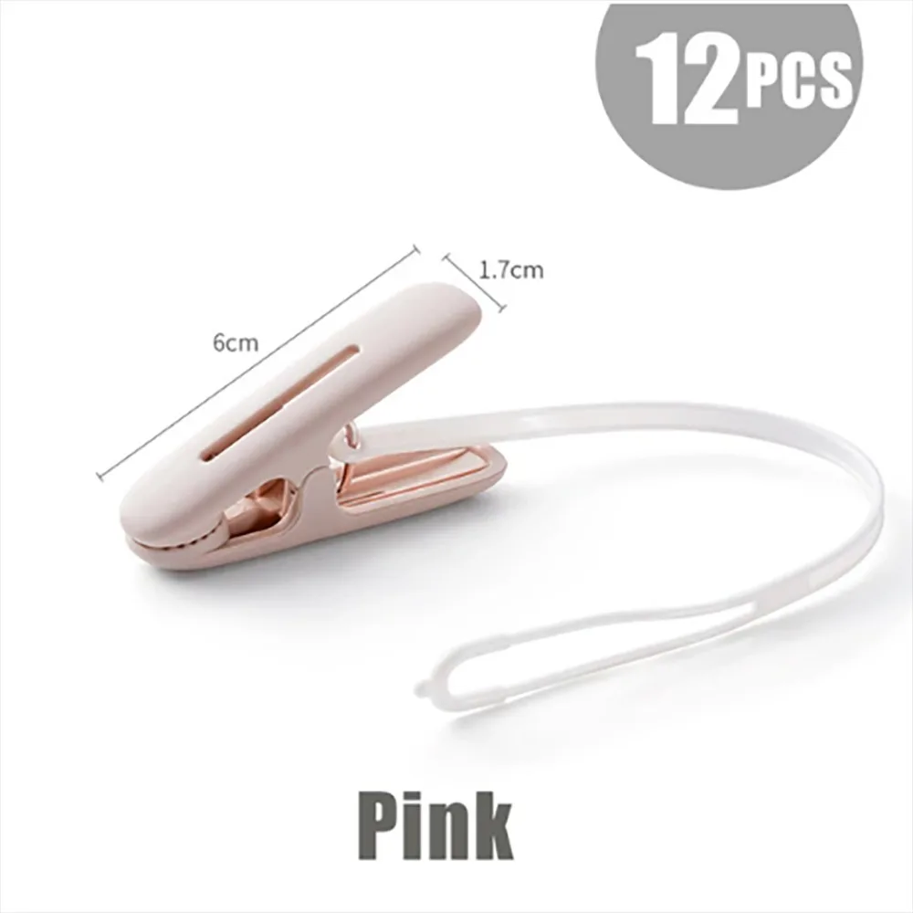 

Simplicity Plastic Plastic Sealing Clip Seal Multicolor Air Drying Clamp PP Food Bag Sealing Clip Clothing