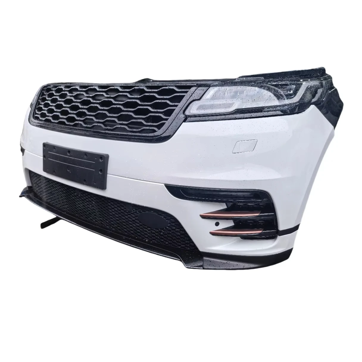 

Для Land Rover Velar передний носовой бампер, решетка радиатора, вентилятор, фара в сборе 18-22