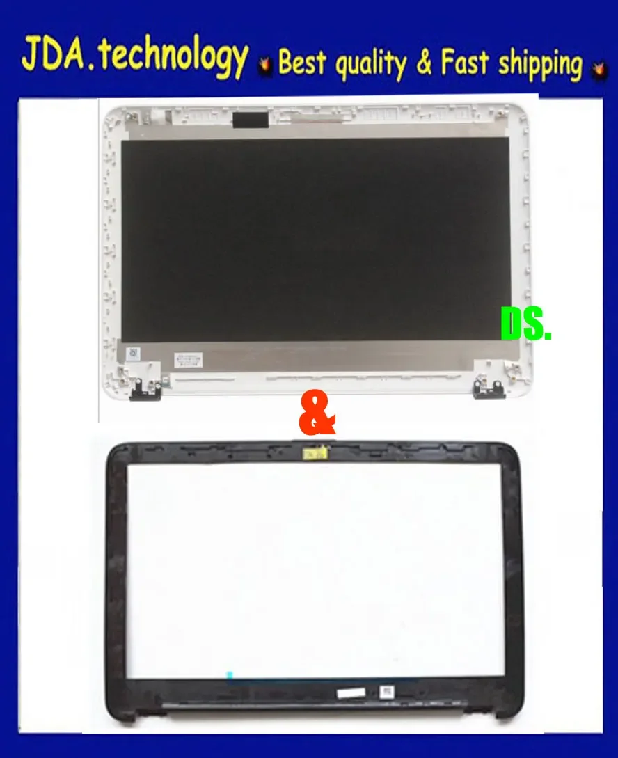 New/orig White LCD Top Rear LId for HP 15-AC 15-AF 250 255 G4 Back cover& Front bezel & Hinges