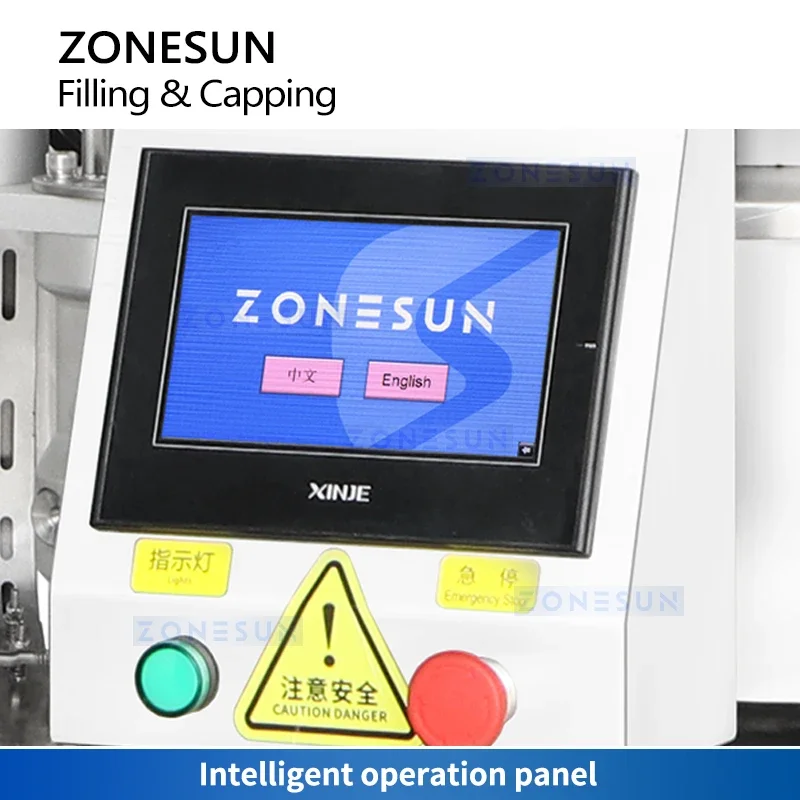 Zonesun – Machine de remplissage et de capsulage de bouteilles automatique à grande vitesse, remplissage monobloc, pompe péristaltique, ZS-AFC39