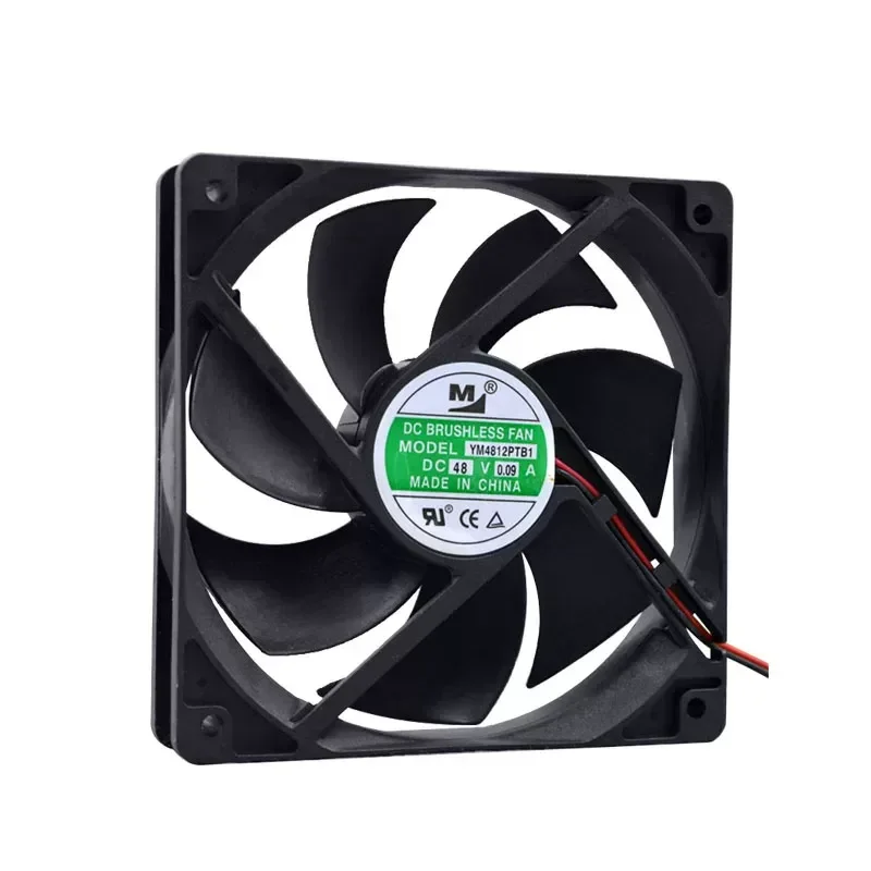 Brand new YM4812PTB1 DC48V 0.09A 12025 induction cooker inverter cooling fan