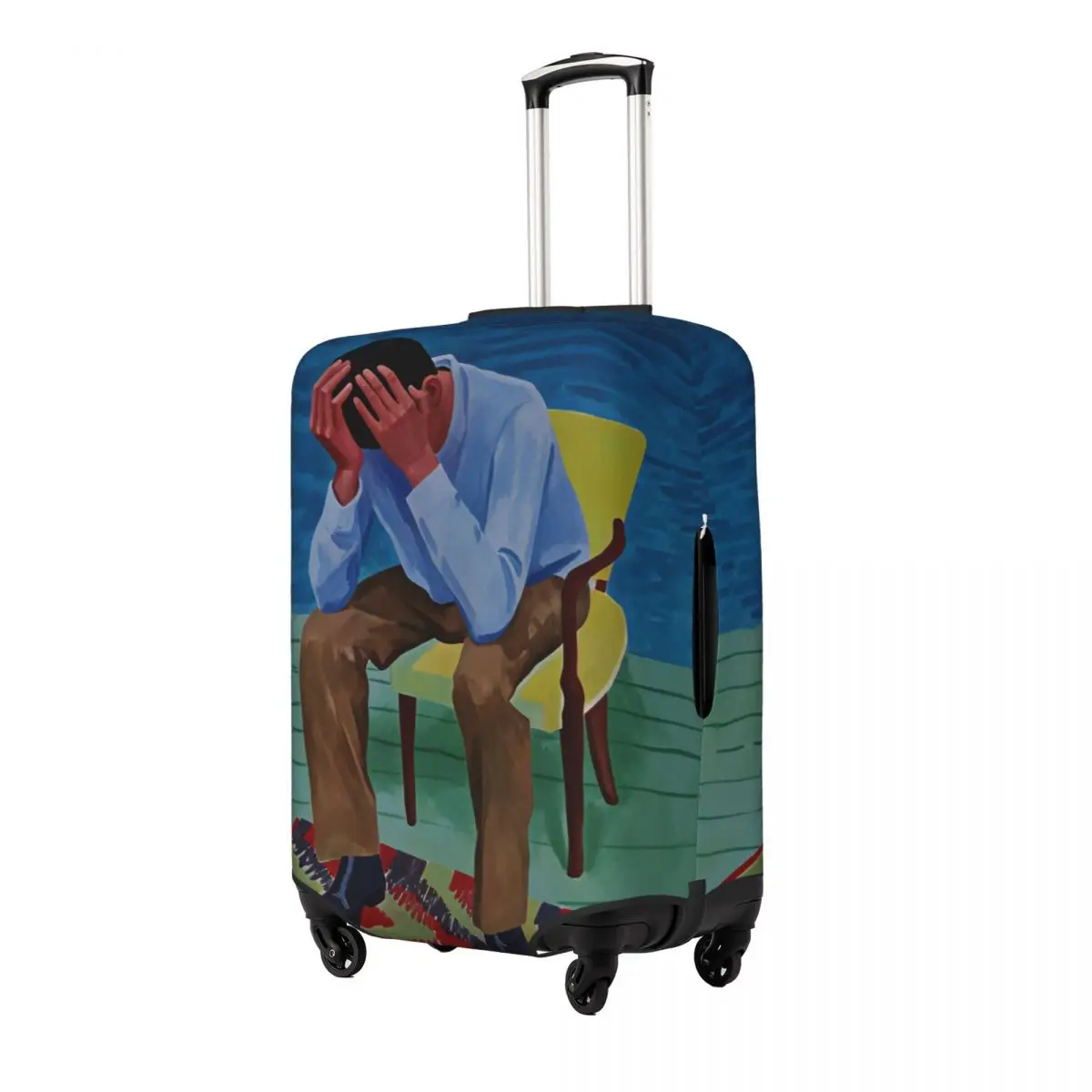 David Hockney Poster Suitcase Cover Business Flight Strectch Luggage Case Protector