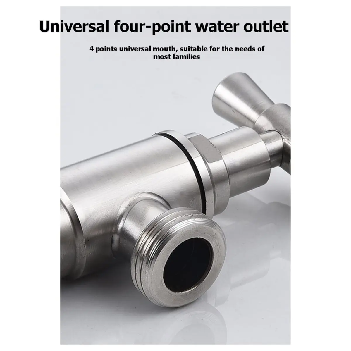 Bathroom Quick Opening Triangle Valve Faucet Accessories Angle Valve G1/2 Thread Water Inlet 304 Stainless Steel