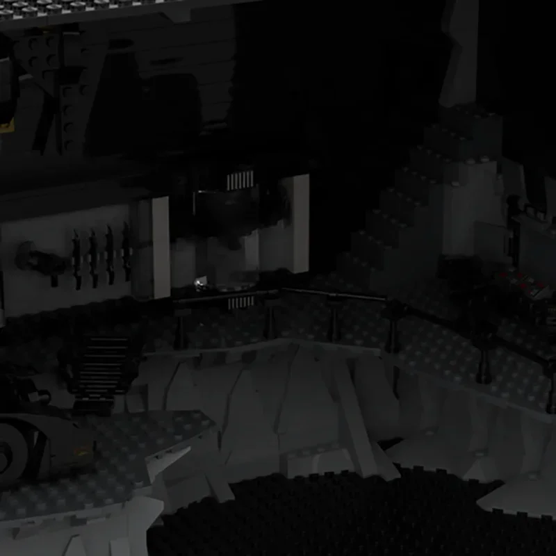 Hero Movie Moc Building Blocks BatCave Shadowbox Redux Модель Технология Кирпичи DIY Сборка Темный Рыцарь Игрушки Для Детей