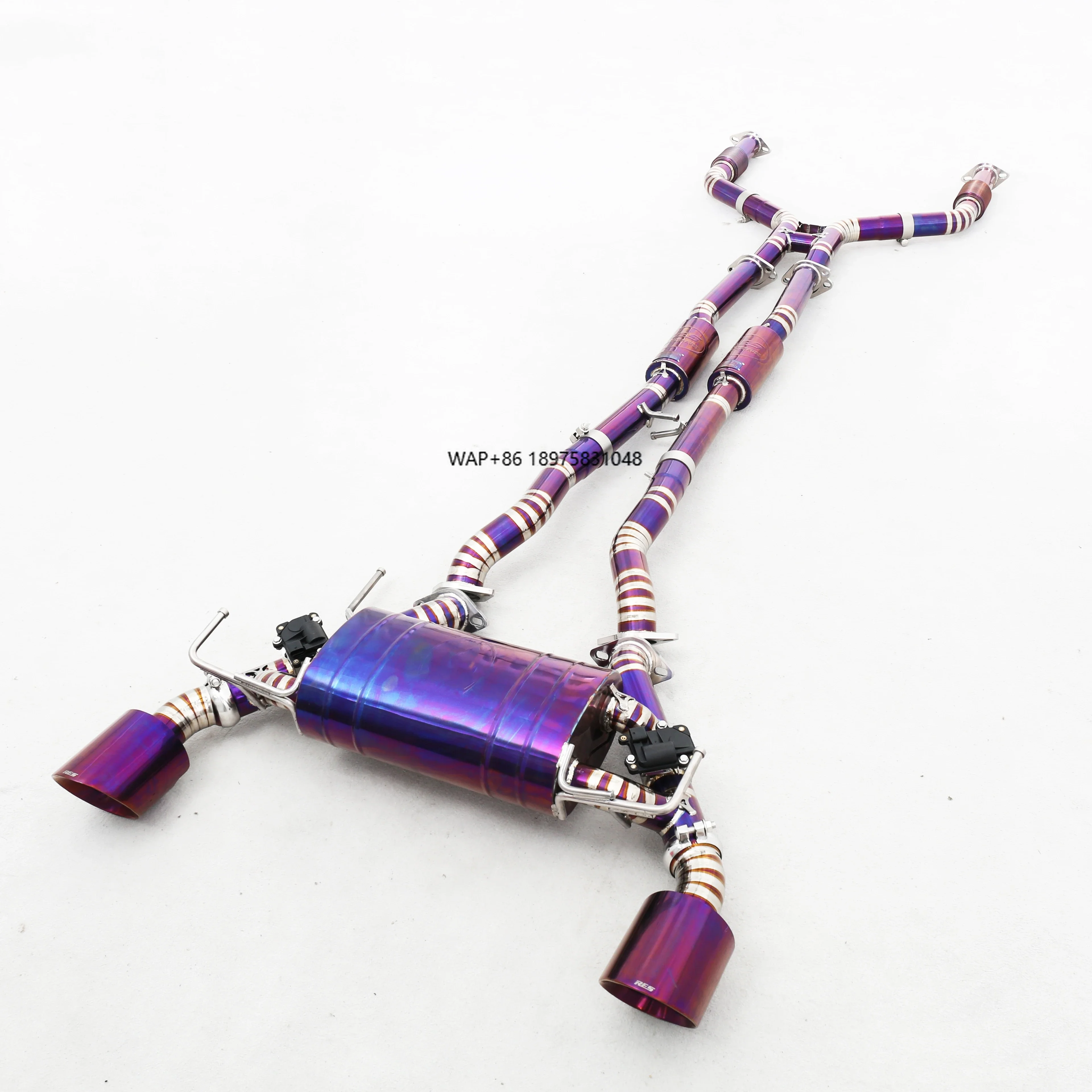 Custom 304 Stainless Steel/Titanium Valved Exhaust System Specific Model for 370Z 3.7